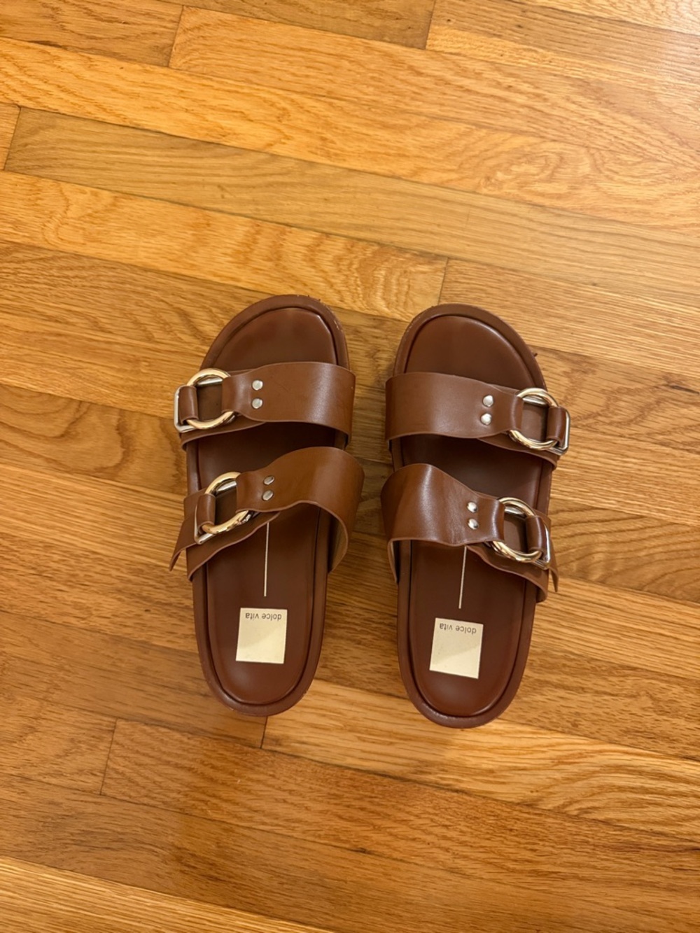Dolce Vita Brown Platform Sandals